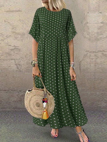 2023 summer hot EBAY new European American Amazon Express Podot small fresh large size women's dress