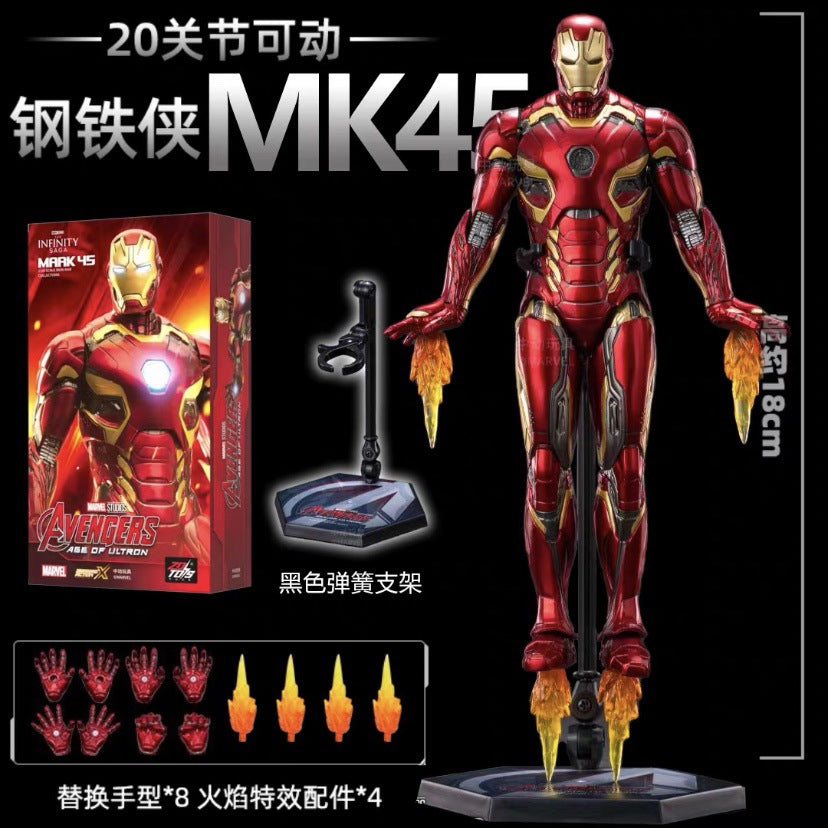 "Zhongdong Gangwolf Action Figure Deadpool and Gangwolf 3 figurine Model for boys' toys.