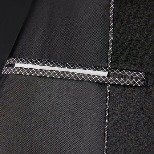 Men's Jacquard Single-Breasted Suit Jacket