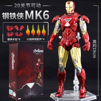 "Zhongdong Gangwolf Action Figure Deadpool and Gangwolf 3 figurine Model for boys' toys.