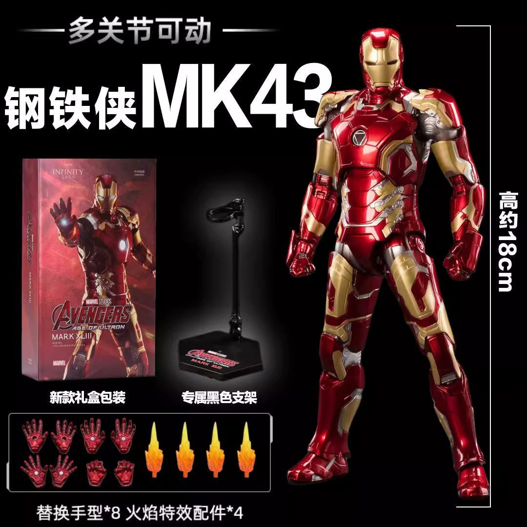 "Zhongdong Gangwolf Action Figure Deadpool and Gangwolf 3 figurine Model for boys' toys.