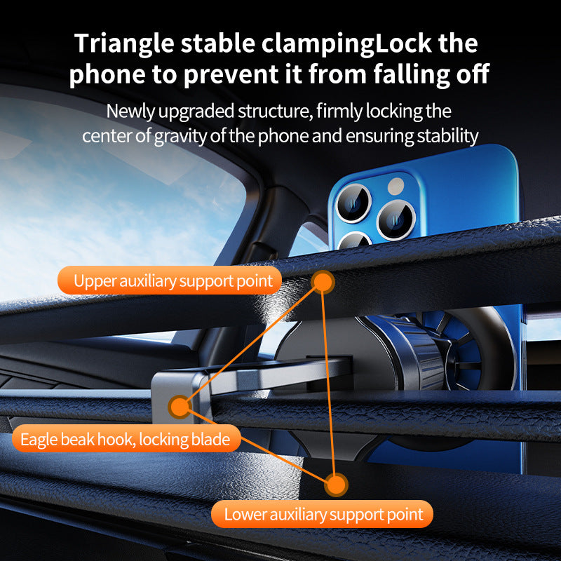 Car dashboard, mobile phone stand, mobile phone stand, air intake and exhaust port, car stand