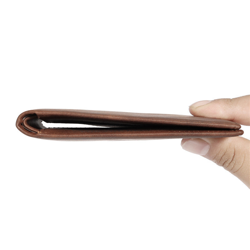VP engraved wallet shopifyPU leather men's wallet horizontal