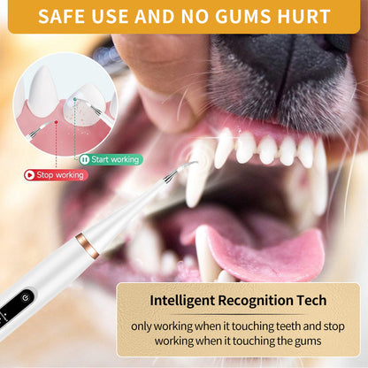 Dog cleaner,  remover, pet beauty ultrasonic electric washing trument, cat tooth cleaning